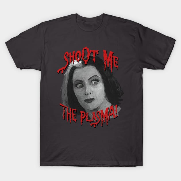 Lily Munster Shocked T-Shirt by figue